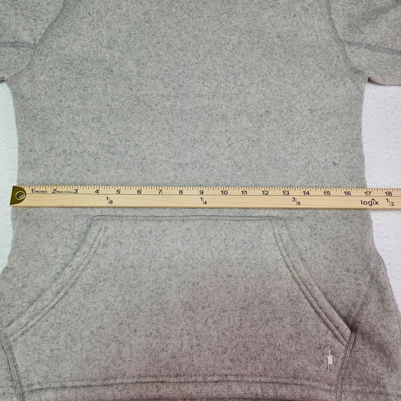 Smartwool Cozy Lodge Funnel Neck Pullover Womens M Wool Blend Gray SW017030 - Picture 5 of 13